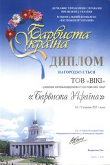 Диплом учасника Барвистої України